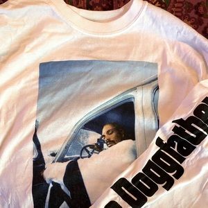 Snoop Dogg Vintage Style Cropped Long Sleeve T